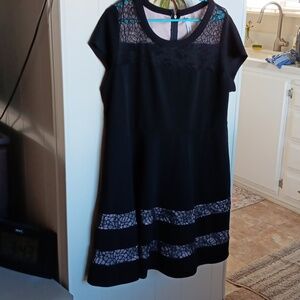 Collection woman black dress 2x